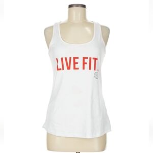 Women's LVFT Routine Racerback Tank Top - White